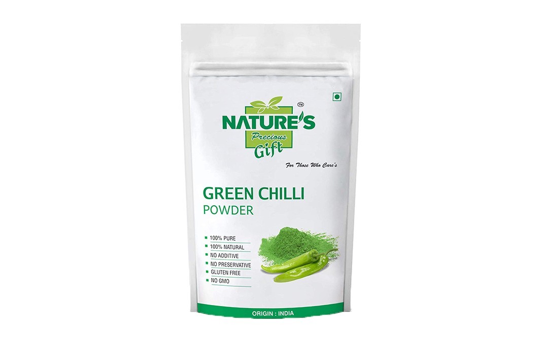 Nature's Gift Green Chilli Powder    Pack  100 grams